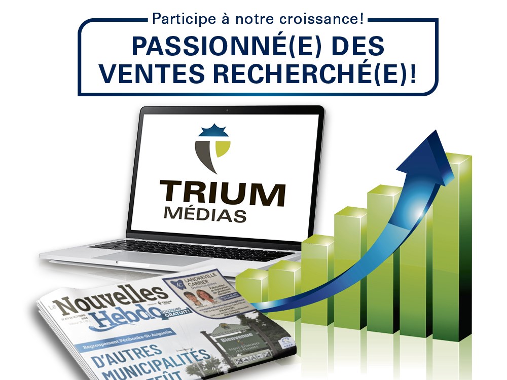 Trium Médias recherche un(e) représentant(e) des ventes