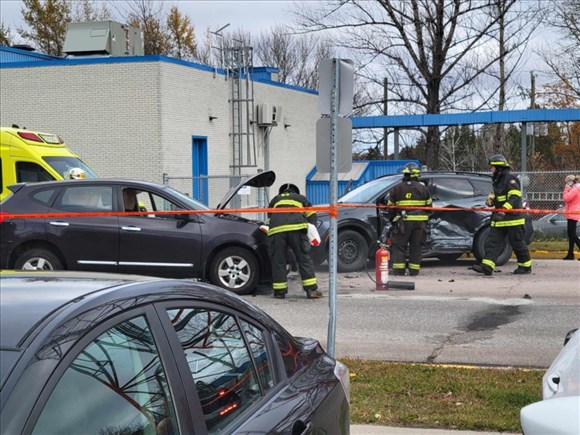 1 blessé grave dans une collison entre deux véhicules à Dolbeau-Mistassini