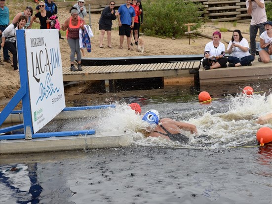 Une centaine de nageurs attendus au Marathon du Lac-à-Jim 